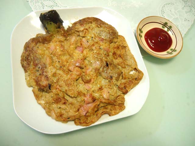 フィリピン料理「トルタン・タロン」ナスの卵焼き
